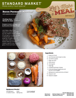 Bacon Parmesan Meatloaf