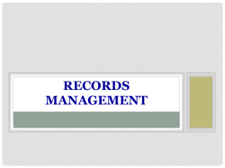 records management