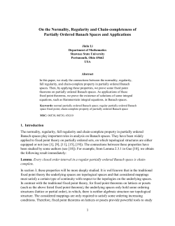 On the Normality, Regularity and Chain