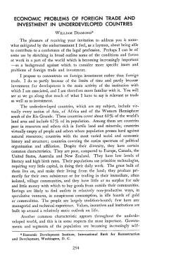 Economic Problems of Foreign Trade and