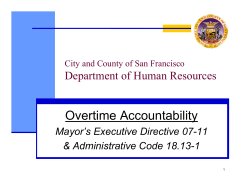 Overtime Accountability