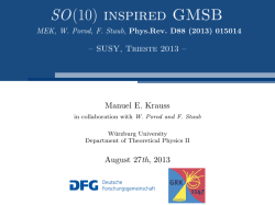 -1.cmSO(10) inspired GMSB .7cm - 0pt1.3em @let@token MEK, W