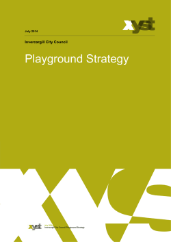Playground Strategy - Invercargill City Council