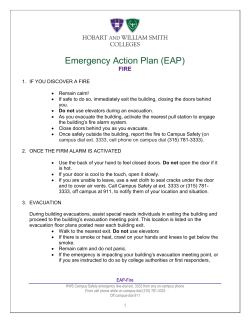 Emergency Action Plan (EAP)