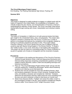 Monologue Project - The Immigrant Experience in California through