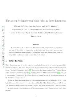 The action for higher spin black holes in three dimensions