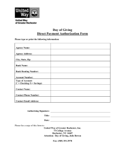 united way of greater rochester, inc