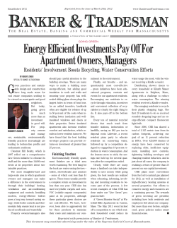 Energy Efficient Investments Pay Off For Apartment Owners, Managers