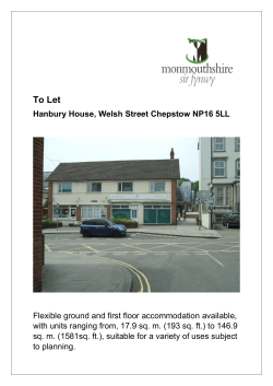 To Let - Monmouthshire County Council