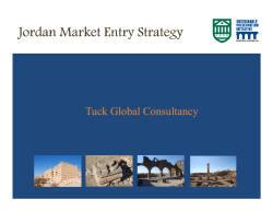 Jordan Market Entry Strategy
