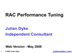 RAC Performance Tuning