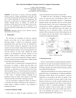 Bits: a Bayesian Intelligent Tutoring System for Computer