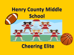 HCMS Cheer Constitution 2014-2015