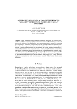 A COMPONENT-RESAMPLING APPROACH FOR ESTIMATING