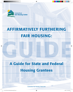 affirmatively furthering fair housing