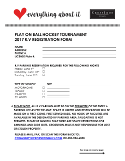 play on ball hockey tournament 2017 rv registration