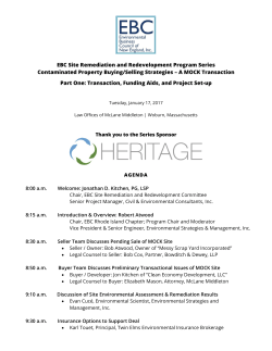 Contaminated Property Buying and Selling Strategies