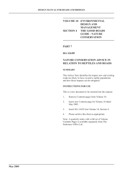 dmrb volume 10 section 4 part 7 - ha 116/05