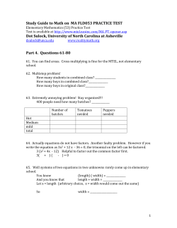 MTEL 61-80 Helping Materials