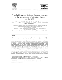 A probabilistic and decision-theoretic approach to the management