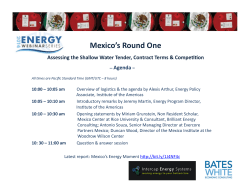 Mexico`s Round One
