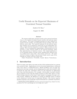 Useful Bounds on the Expected Maximum of Correlated Normal