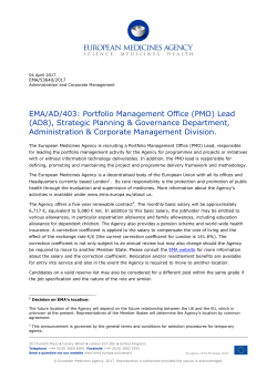 AD8 - European Medicines Agency