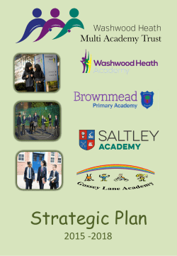 Business Plan - Washwood Heath Academy