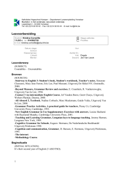 Card Game - Docweb - Katholieke Hogeschool Kempen