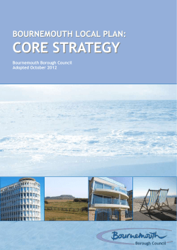 Core Strategy - Bournemouth Borough Council