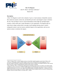 Bow Tie Diagram - Public Health Foundation