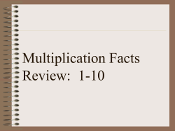 1 x 1 =