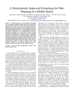 A Deterministic Improved Q-learning for Path