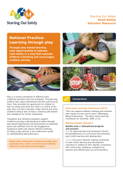 National Practice: Learning through play