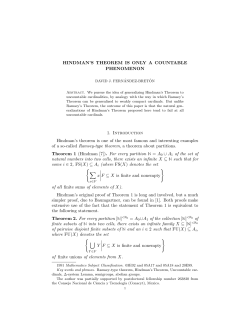 Hindman`s Theorem is only a countable phenomenon