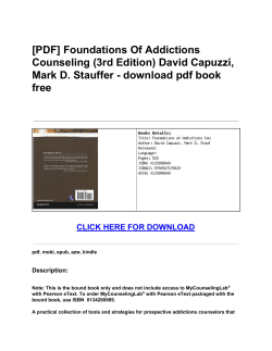 Foundations Of Addictions Counseling (3rd
