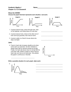 Chapter 3.1-3.3 Classwork