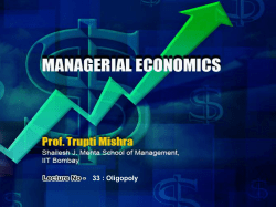 33 : Oligopoly