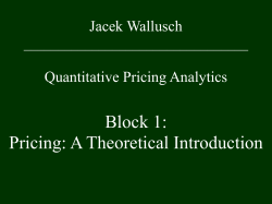 Pricing - Wallusch Datenbank