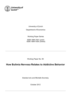 How Bulimia Nervosa Relates to Addictive Behavior