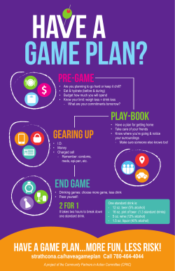 Pre-Game Play-Book Gearing Up HAVE A GAME PLAN...MORE