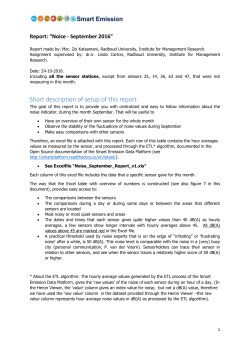 Figure 4. Noise levels through September