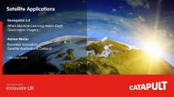 Geospatial 2.0 When Machine Learning meets Earth Observation