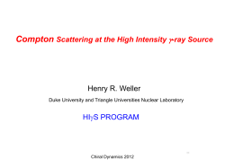 The Compton@HIGS program