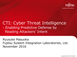 CTI: Cyber Threat Intelligence