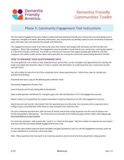 Action Team Building | Dementia Capable Communities Toolkit