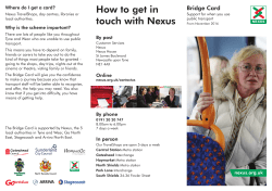 How to get in touch with Nexus