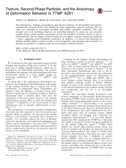 Texture, Second-Phase Particles, and the