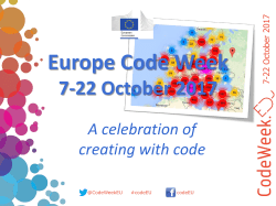 EU Code Week 10-18 October 2015