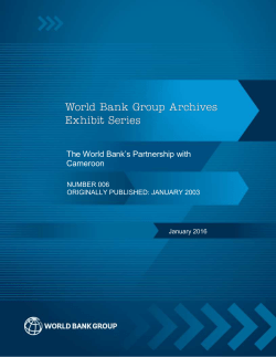 DOCX - World bank documents